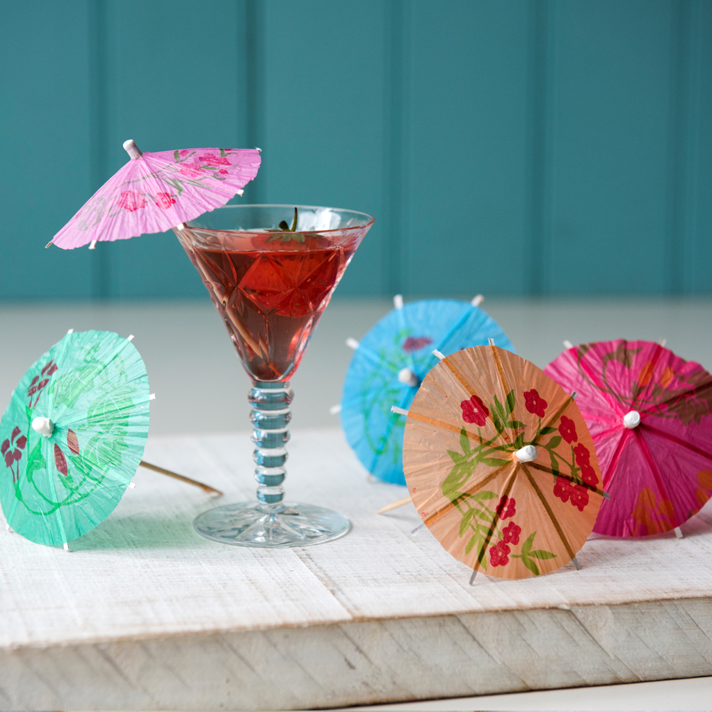 Pack Of 24 Assorted Cocktail Umbrellas  dotcomgiftshop